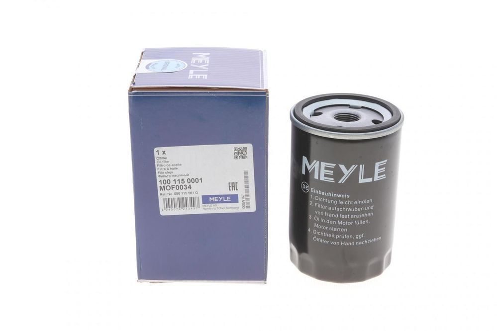 Фільтр оливи Meyle 1001150001 Volkswagen 1.6 -2.0 (бензин) ME 100 115 0001 фото