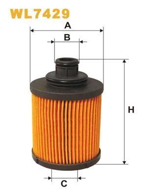 Фільтр масляний WIX WL7429 (Alfa romeo Fiat Ford Lancia Opel Suzuki) WL7429WIX фото