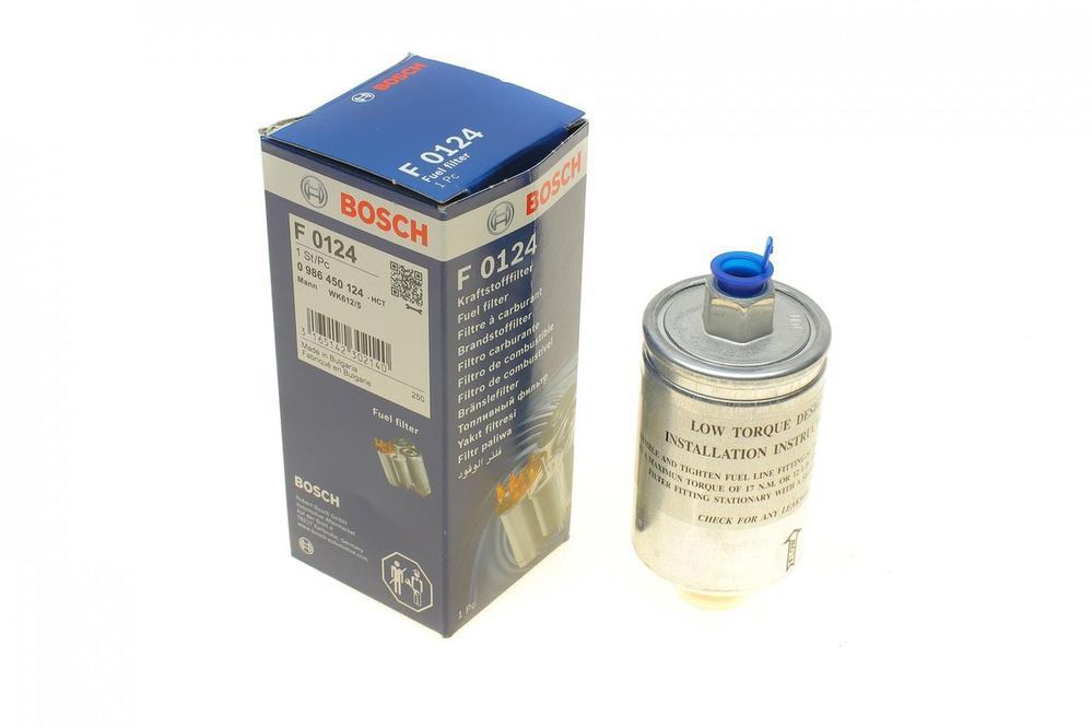 Фильтр топливный Bosch 0986450124 Lada 2110-2112 Kalina Samara 1.3-1.7 95- BO 0986450124 фото