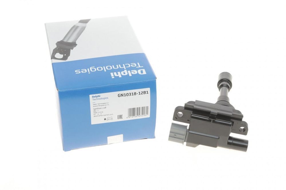 Котушка запалювання Suzuki Swift 1.3-1.6 05- SX4 1.5-1.6 06- Fiat Sedici 1.6 06-14 (Delphi GN10318-12B1) GN10318-12B1 фото