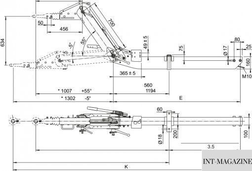 Гальмо накату AL-KO 350VB BASIC регульоване по висоті 2500-3500 кг 1790 мм (20059906) 20059906 фото