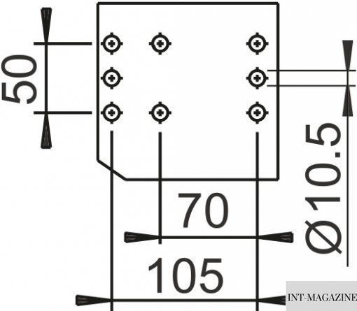 Гальмо накату AL-KO 350VB BASIC регульоване по висоті 2500-3500 кг 1790 мм (20059906) 20059906 фото