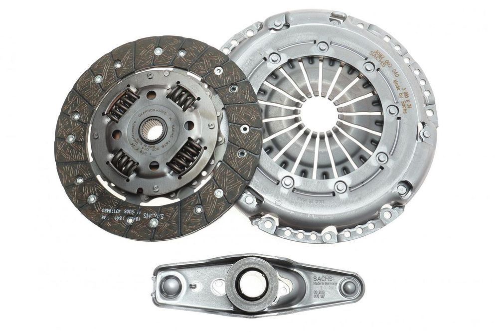 Комплект зчеплення Volkswagen Golf Passat 1.4 TSI 07- (d=220mm) (z=28) з вижимним підшипником (Sachs 3000950072) 3000 950 072 фото