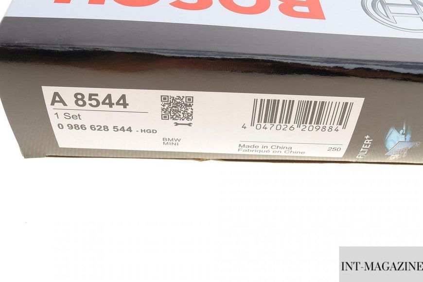 Фільтр салону вугільний антиалергенний Bosch 0986628544 BMW X1 14- X2 (F39) 17- I3 13- комплект 2 шт BO 0986628544 фото