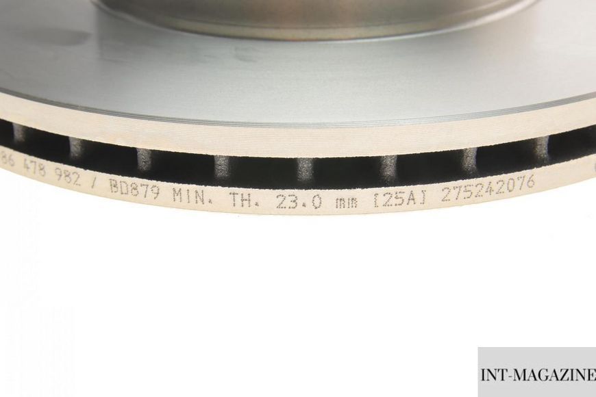 Гальмівний диск передній Honda Accord VI 1.8/2.0i 98-02 (282x25) Bosch 0986478982 BO 0986478982 фото