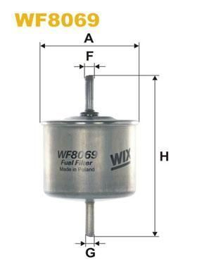 Фильтр топливный WIX WF8069 (Ford Mazda) WF8069WIX фото