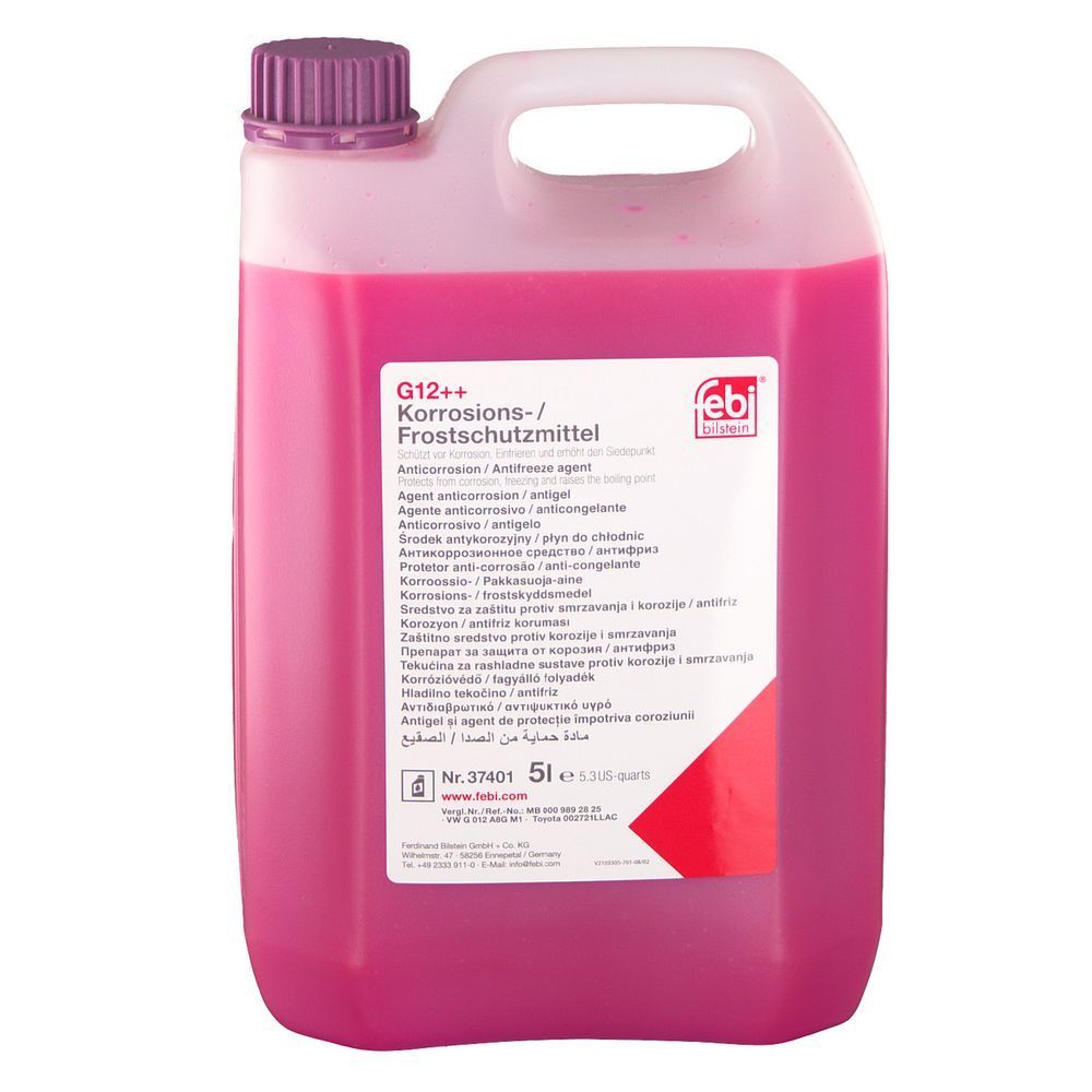 Антифриз фіолетовий концентрат FEBI G12++ MB325.5/MB325.6 (37401) 5л 37401 фото
