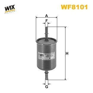 Фильтр топливный WIX WF8101 (Alfa romeo Audi Cadillac Chevrolet Citroen Daewoo Jaguar Lada Lancia Opel Zaz) WF8101WIX фото