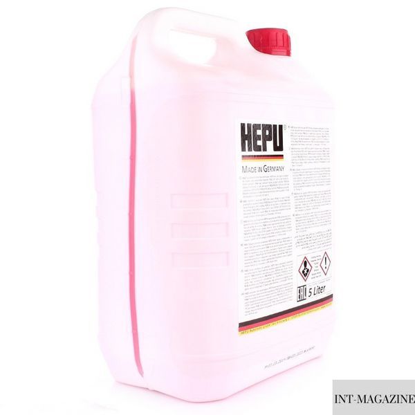 Антифриз червоний концентрат HEPU G12 (P999-G12-005) 5л P999-G12-005 фото