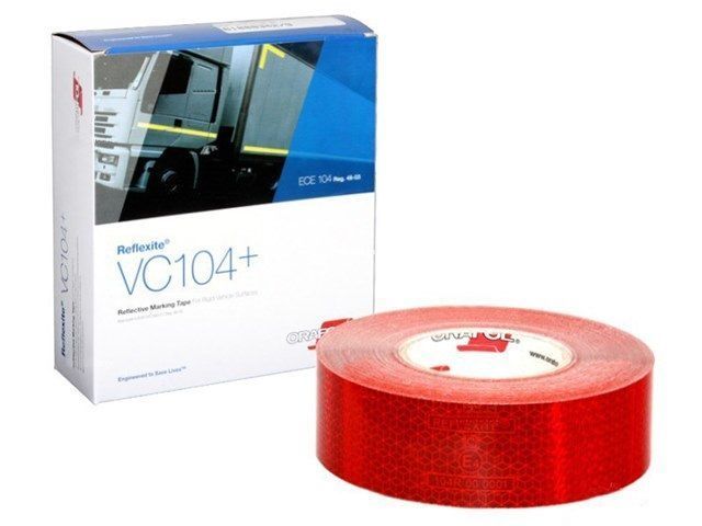 Світловідбиваюча стрічка для твердої поверхні (червона) ORAFOL VC104+ (2500900001-3) 2500900001-3 фото