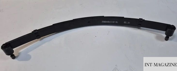 Рессора легкового прицепа AL-KO 5-листовая 1110мм (FH60Х8Х1110-5L) H60Х8Х1110-5L фото