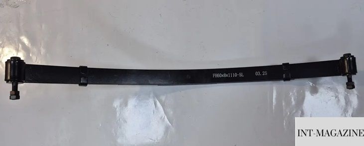 Рессора легкового прицепа AL-KO 5-листовая 1110мм (FH60Х8Х1110-5L) H60Х8Х1110-5L фото