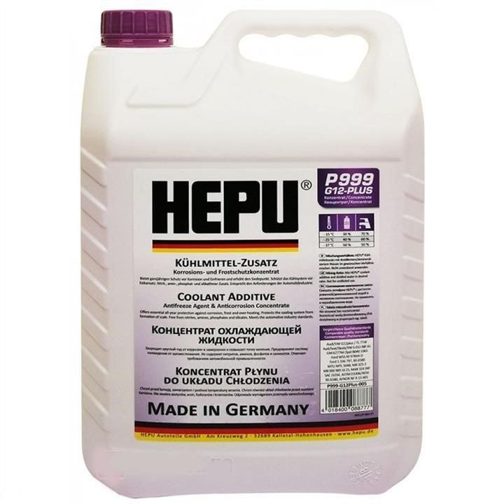 Антифриз фіолетовий концентрат HEPU G12 Plus (P999-G12Plus-005) 5л P999-G12Plus-005 фото