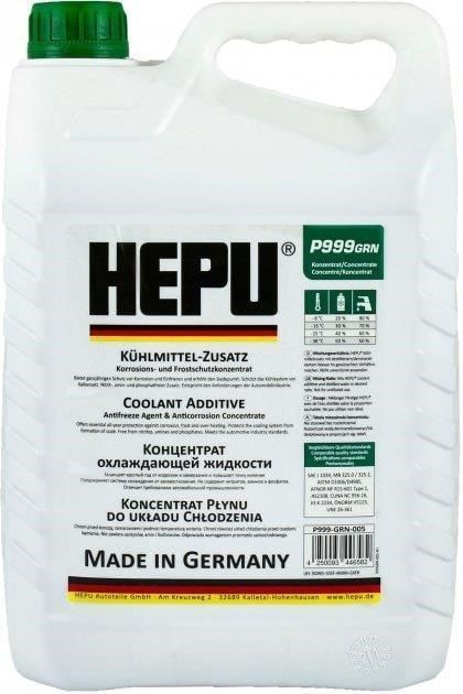 Антифриз зелений концентрат HEPU G11 (P999-GRN-005) 5л P999-GRN-005 фото