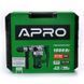 Перфоратор бочковой APRO 5,5Дж, 1500В, SDS+, 1500H, кейс (896255) 896255 фото 6
