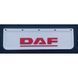 Бризговик білий Daf рельєфний напис перед (650х220) (Гума, Туреччина) 10047 1905198901 фото