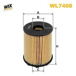 Фільтр масляний WIX WL7408 (Abarth Alfa romeo Dodge Fiat Ford Jeep Lancia Opel Suzuki) WL7408WIX фото
