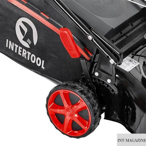 Газонокосилка бензиновая 4.9HP, 3.6кВт, ширина среза 508мм, самоходная, функция мульчирования INTERTOOL LM-6050 LM-6050 фото