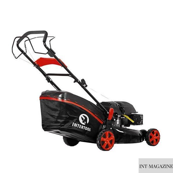 Газонокосилка бензиновая 4.9HP, 3.6кВт, ширина среза 508мм, самоходная, функция мульчирования INTERTOOL LM-6050 LM-6050 фото