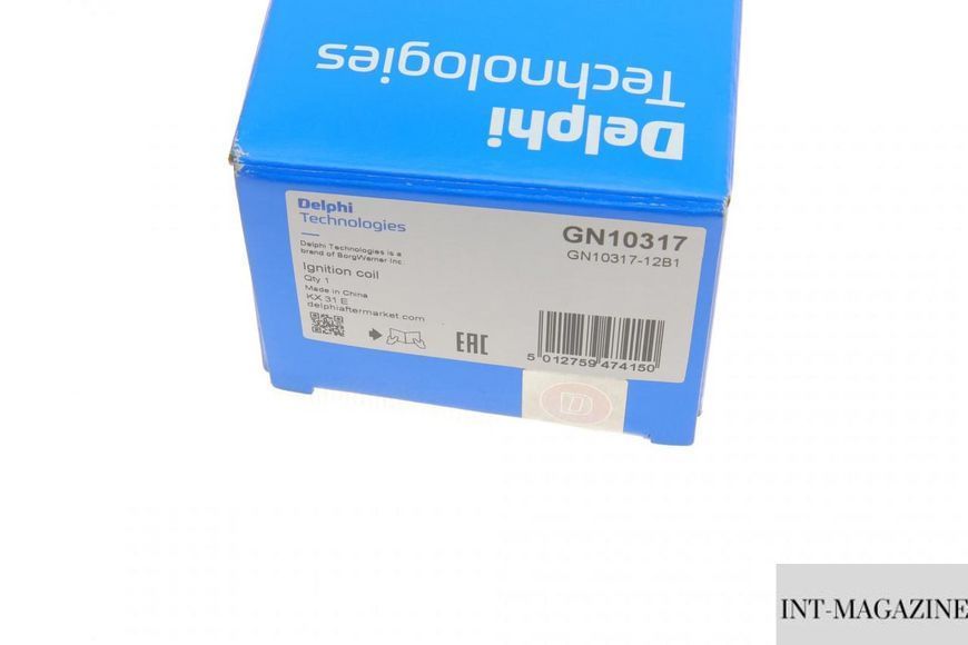 Котушка запалювання Renault Laguna III Nissan Qashqai 1.6-2.0 07- (Delphi GN10317-12B1) GN10317-12B1 фото