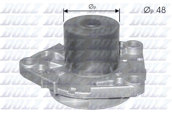 Dolz A300 Помпа водяна насос Alfa Romeo 147, 156, 156 Sportwagon, 159, 159 Sportwagon, 166, Brera, Giulia, Giulietta A300 фото