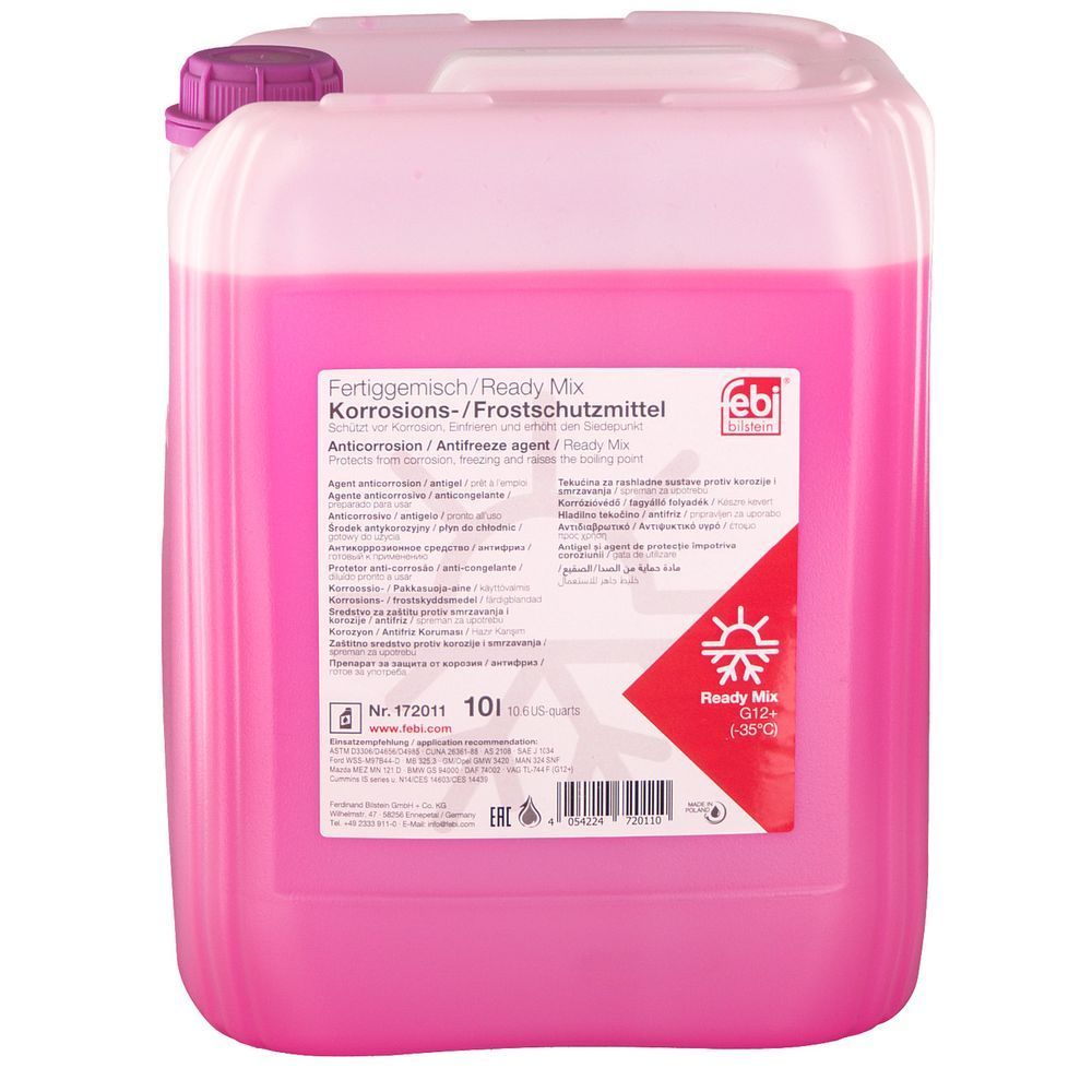 Антифриз фіолетовий готовий FEBI Readymix G12+ (172011) 10л 172011 фото