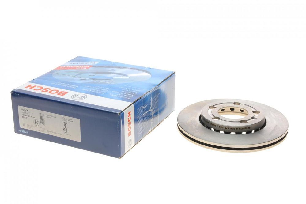 Гальмівний диск передній Skoda Octavia/Fabia/VW Polo 1.2-1.4 99- (238,7x18) Bosch 0986479036 BO 0986479036 фото
