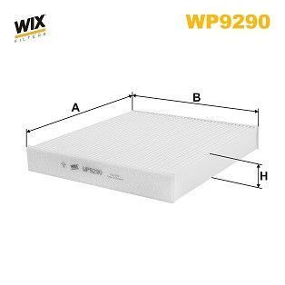 Фільтр салона WIX WP9290 (Daihatsu Jaguar Land rover Lexus Subaru Toyota) WP9290WIX фото