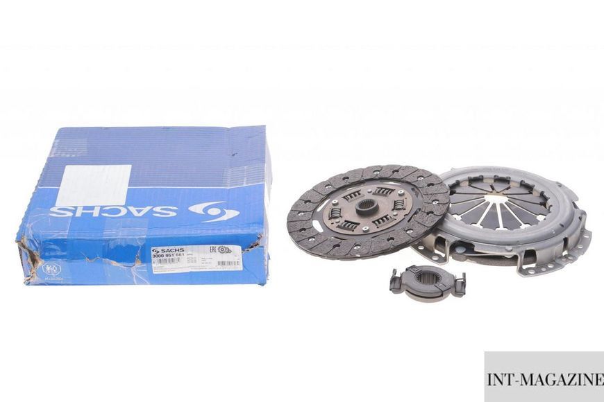 Комплект зчеплення Volkswagen Caddy II 1.4 1.6 95-04 (d=200mm) з вижимним підшипником (Sachs 3000951661) 3000 951 661 фото
